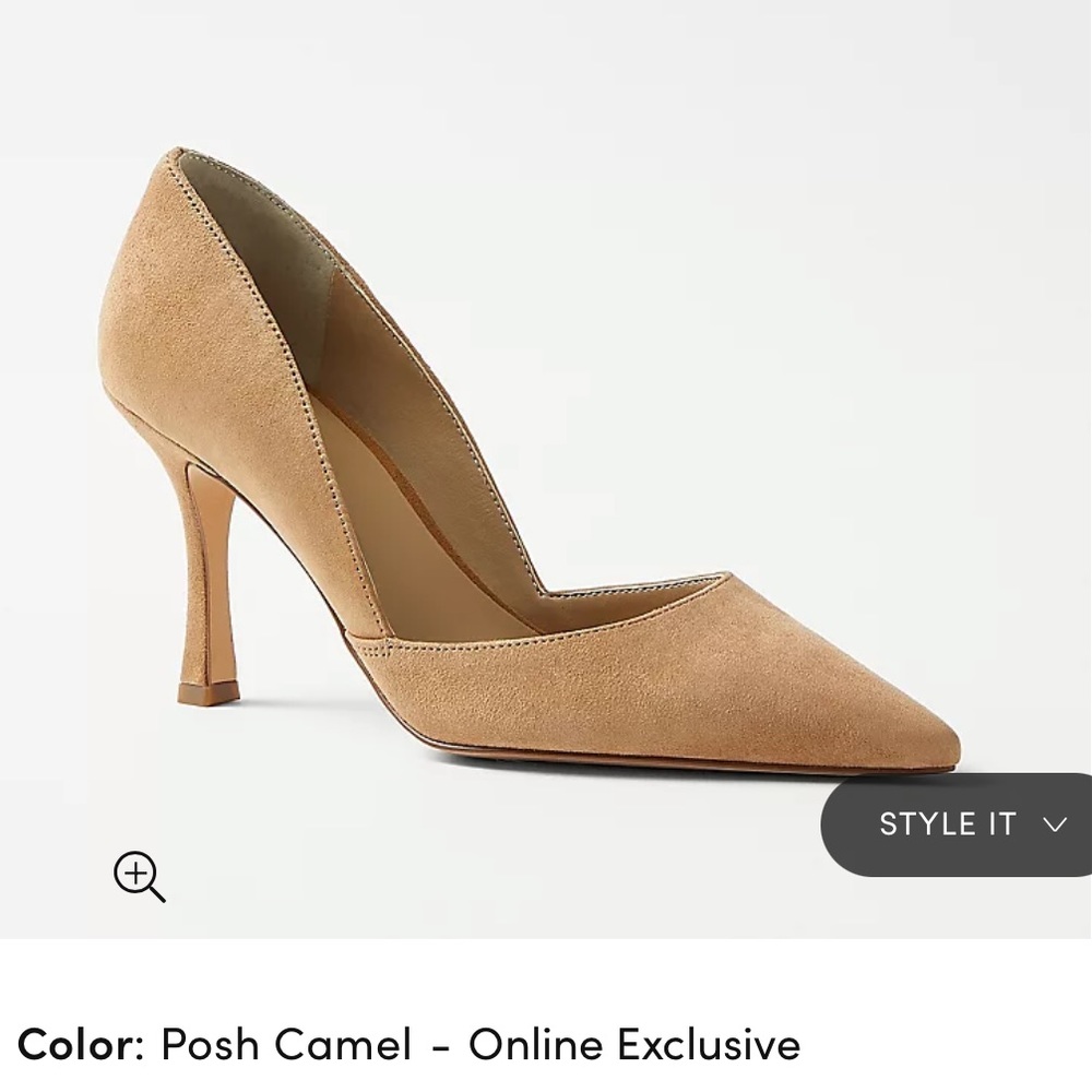 Azra Suede Camel Pumps